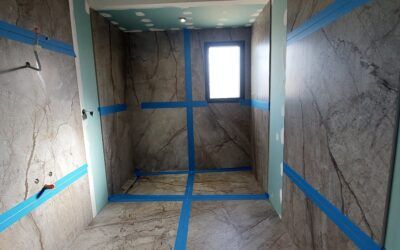 Réalisation salle de bain en cours